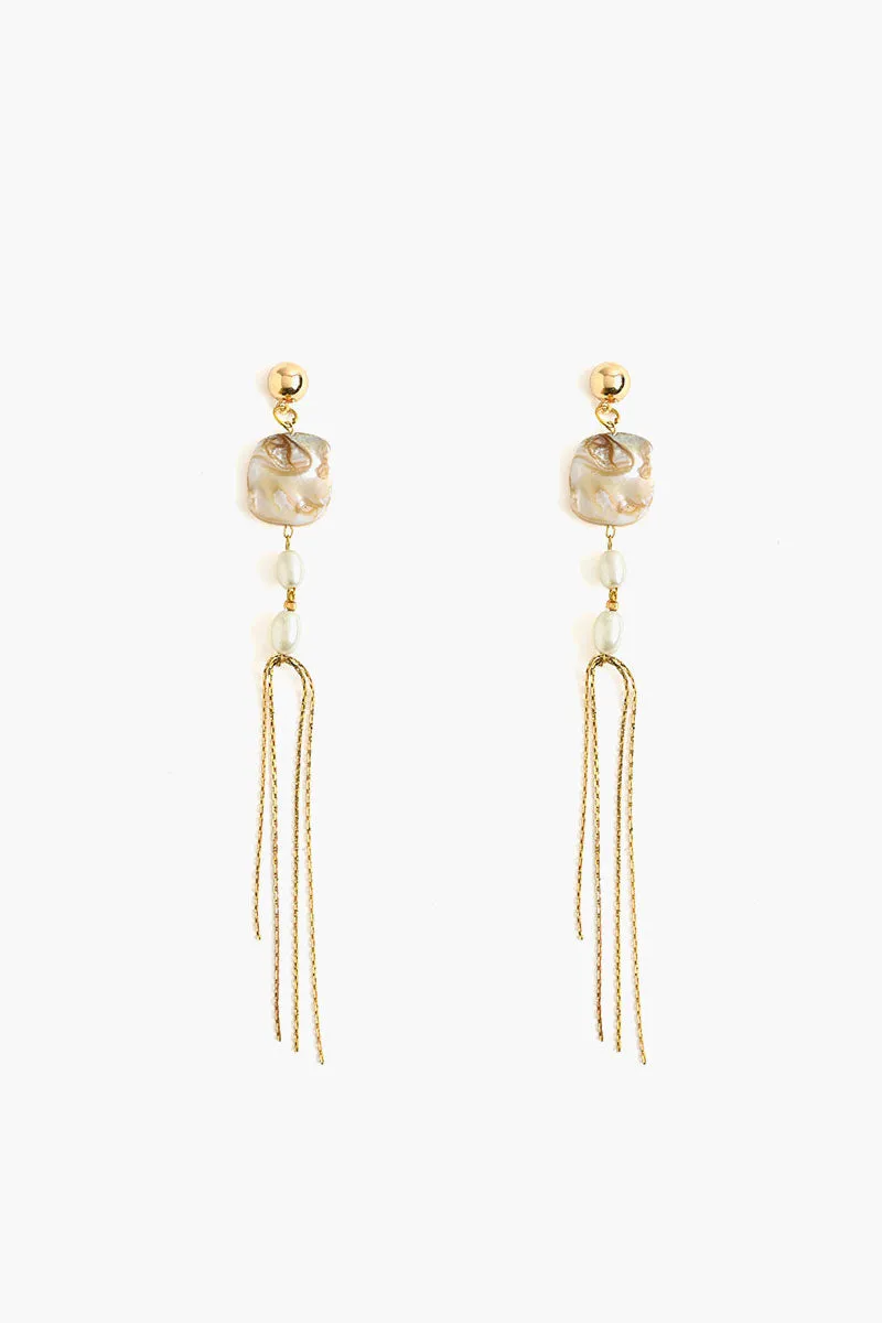 Beachy Chain Drops Earrings