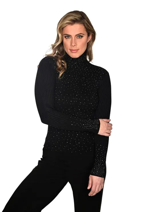 Beaded Front Sweater