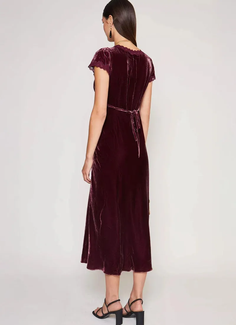 Clarice Velvet Midi Dress