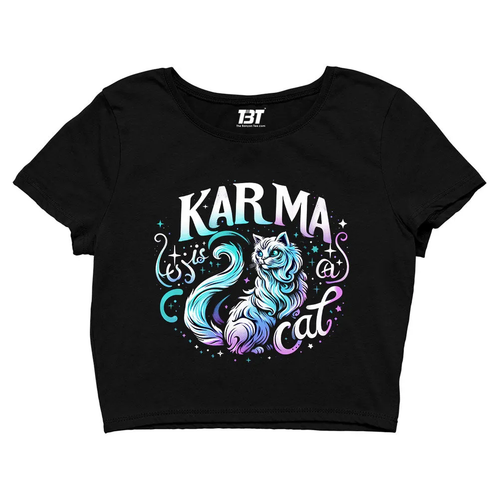 Crop Top - Karma Cat