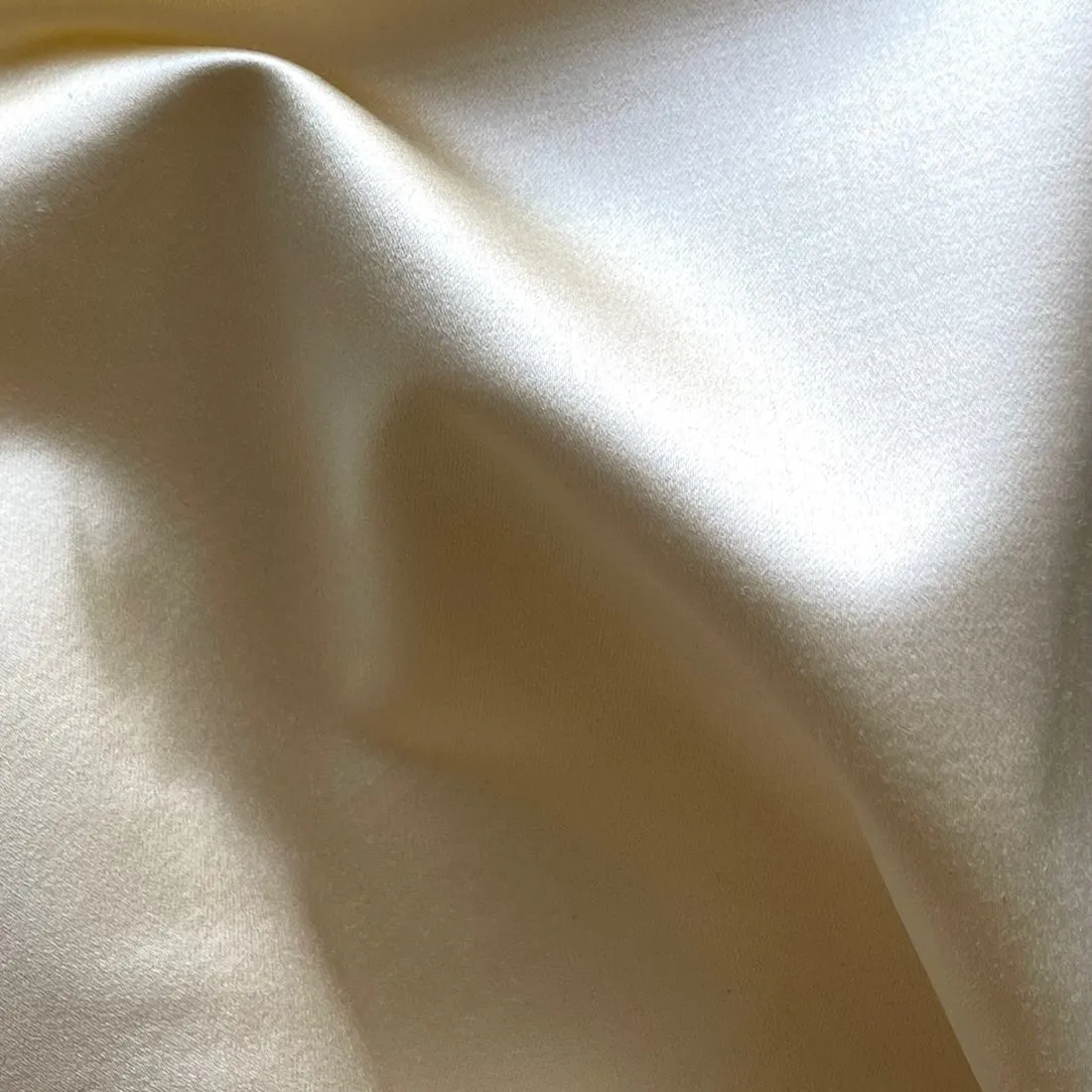 Devonshire Cream Silk Blend Duchess Satin (Made in India)