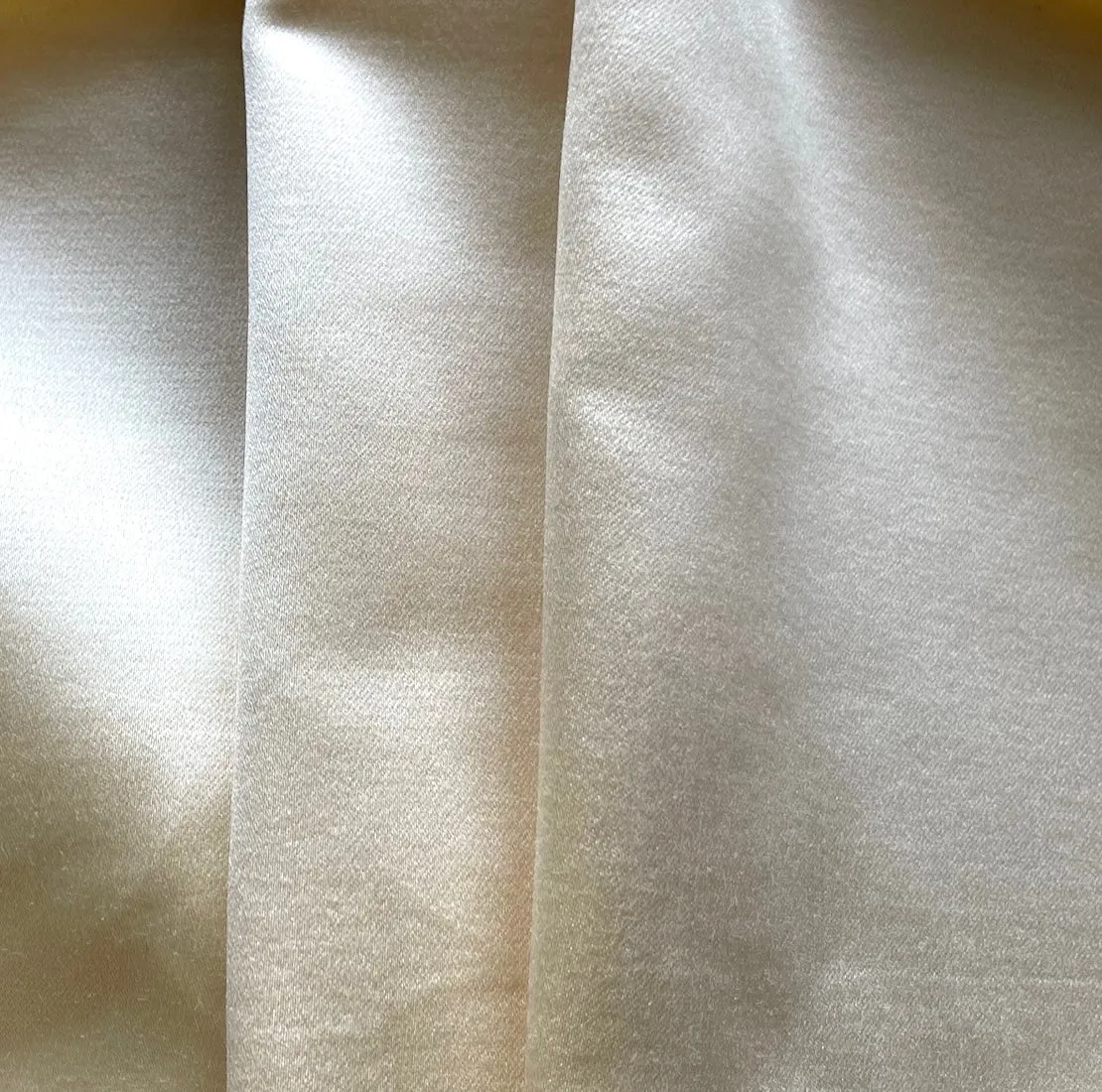 Devonshire Cream Silk Blend Duchess Satin (Made in India)