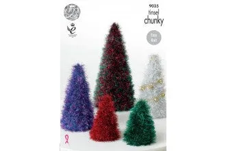 King Cole Tinsel Chunky Yarn x 3 50g Balls - All Colours