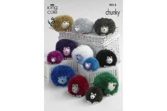 King Cole Tinsel Chunky Yarn x 3 50g Balls - All Colours