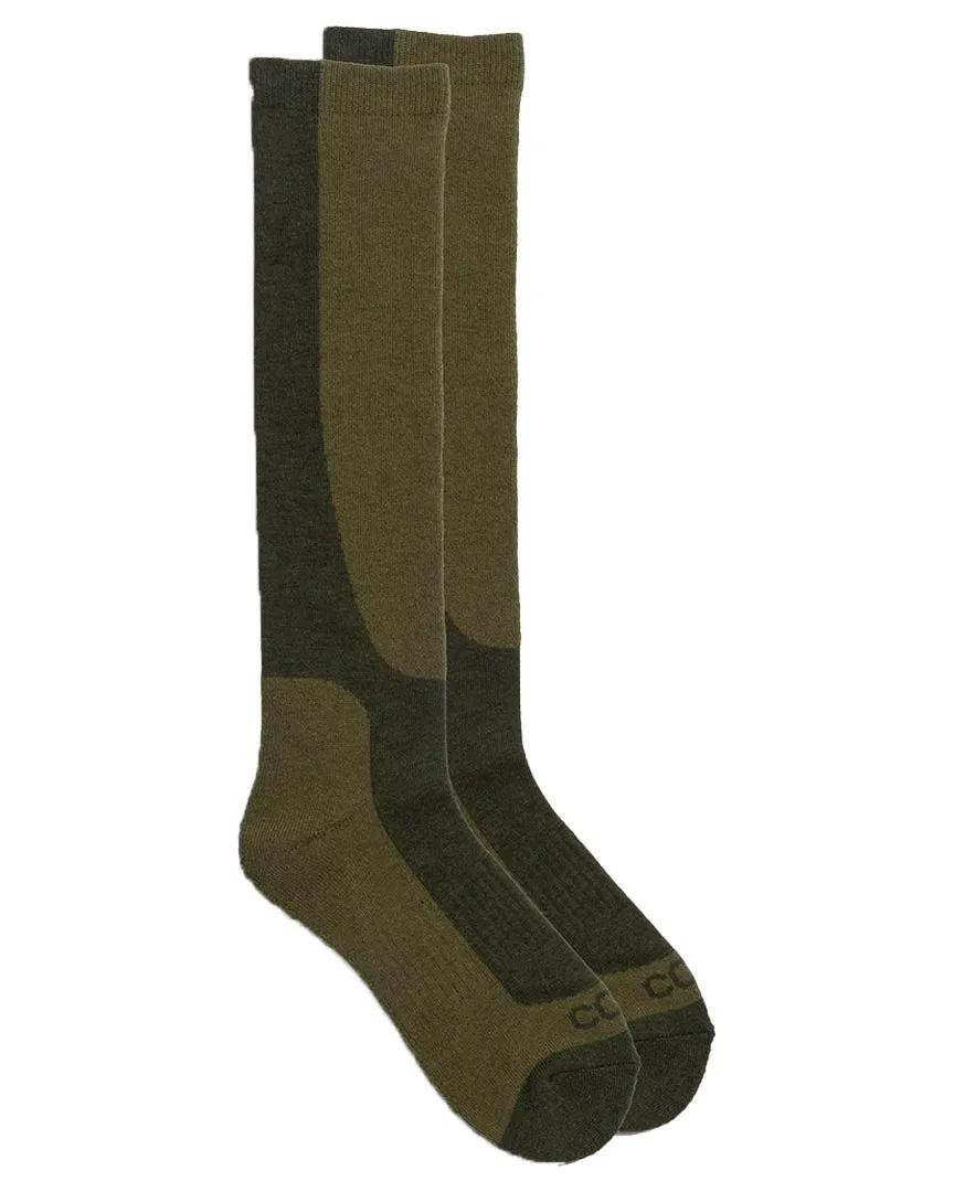 Lightweight Snow Socks Thermal Socks - Olive/Sage