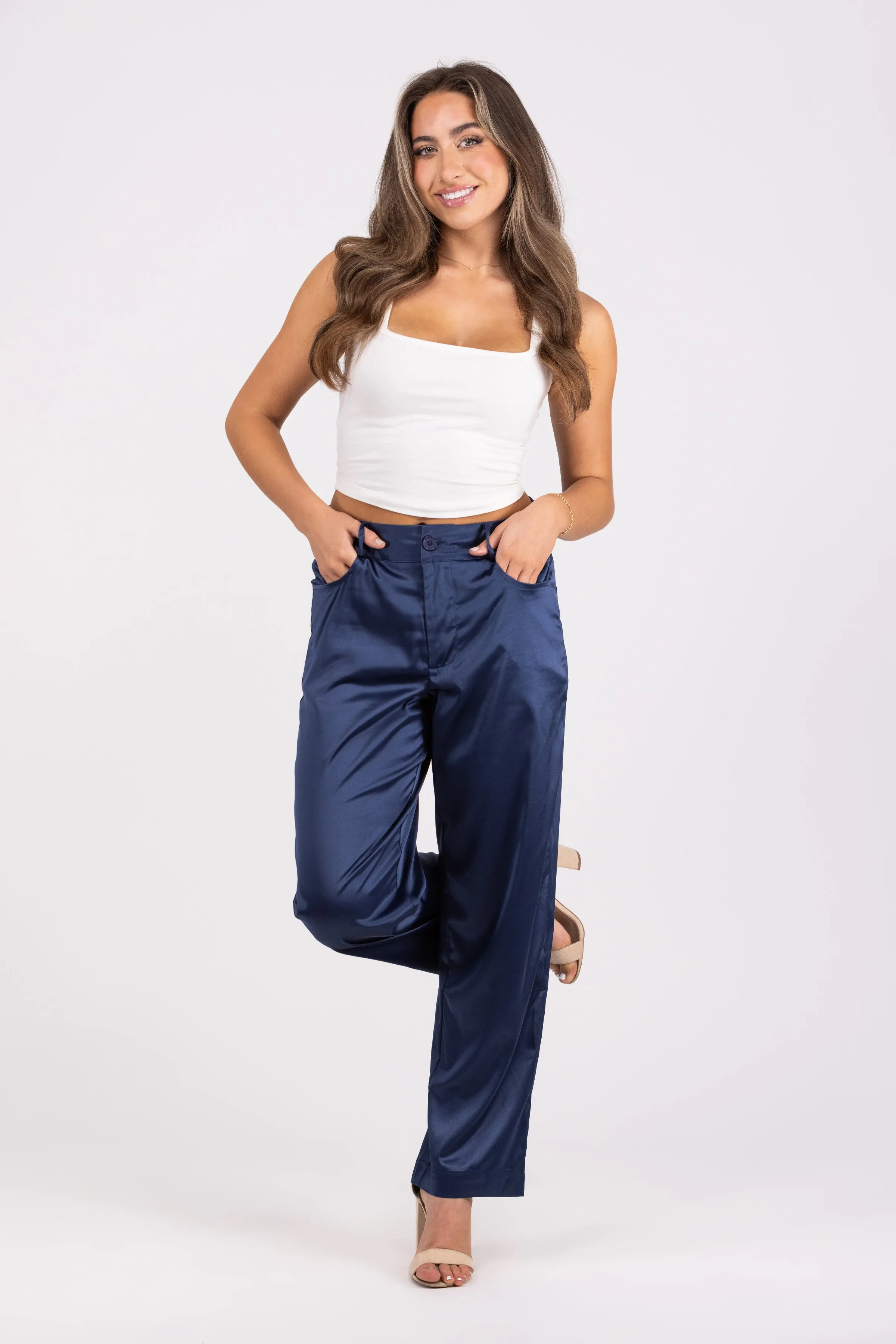 Missy Matte Satin Pants