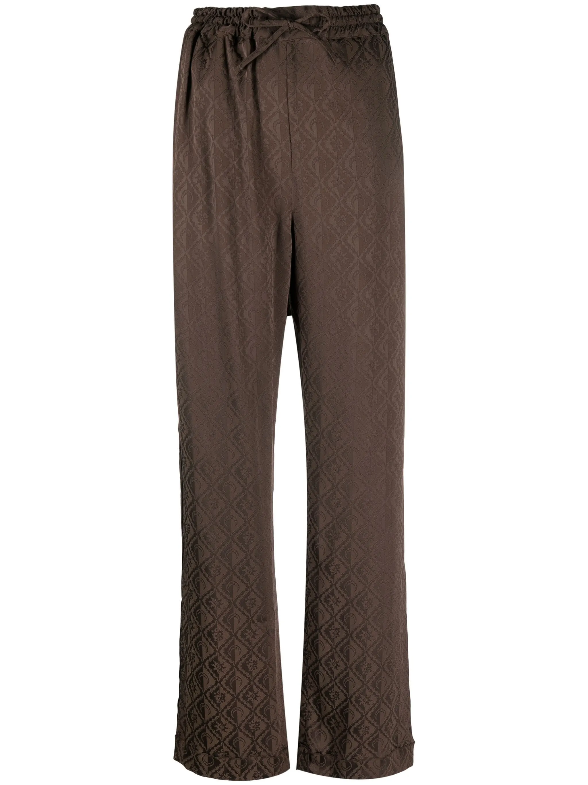 Moon Diamant Satin Jacquard Pants