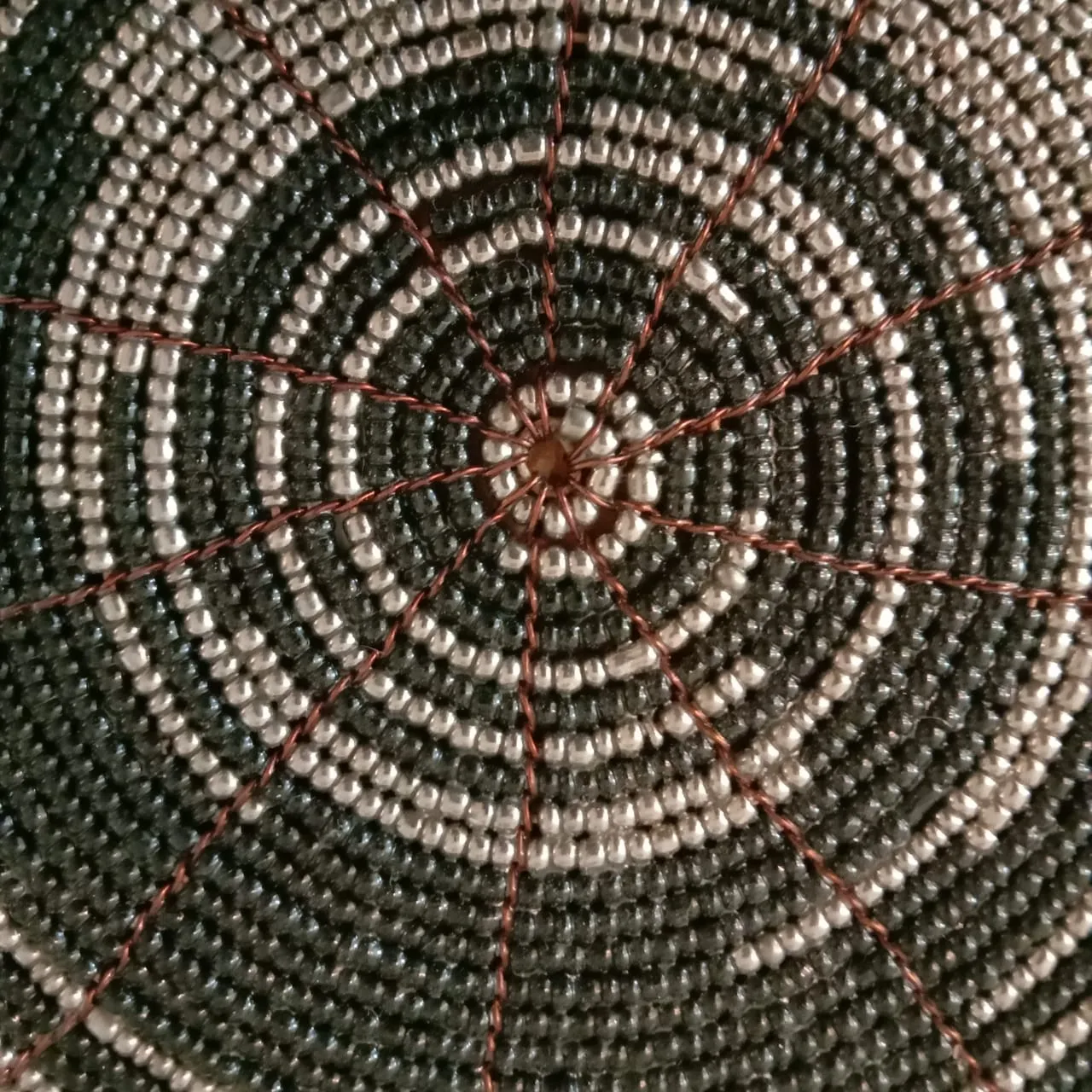 Niana Round Beaded Pattern Placemats