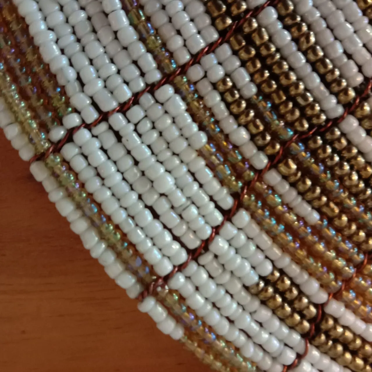 Niana Round Beaded Pattern Placemats