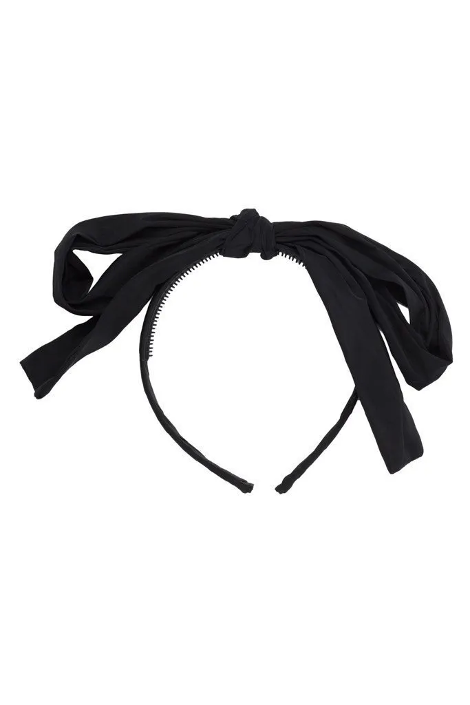 Party Bow Taffeta - Black