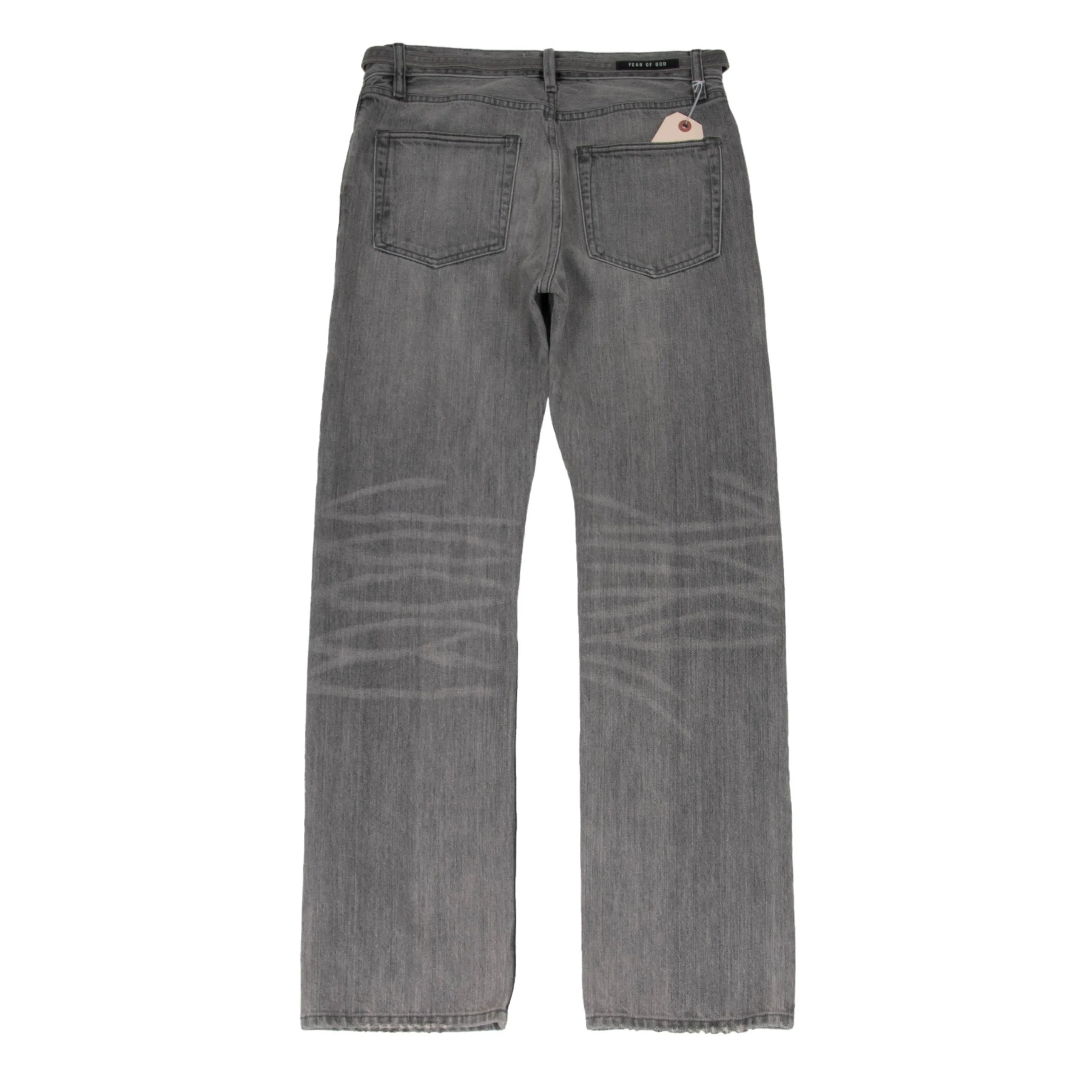 Relaxed Fit Selvedge Denim Gray Jeans