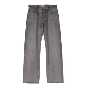 Relaxed Fit Selvedge Denim Gray Jeans