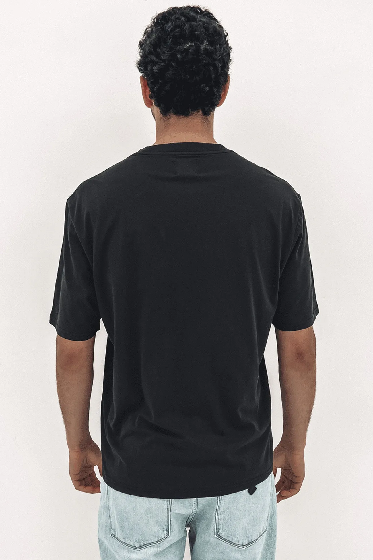 Relaxed Tee Worn Black