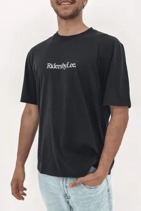 Relaxed Tee Worn Black