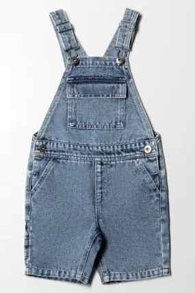 Short Dungaree Blue