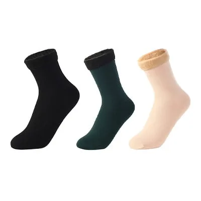 Thermal Nylon Socks for Women - 3 Pairs